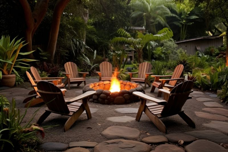 Patio with Fire Pit
