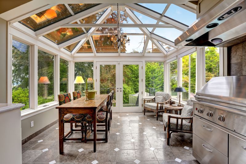 Sunroom with Floor-to-Ceiling Windows